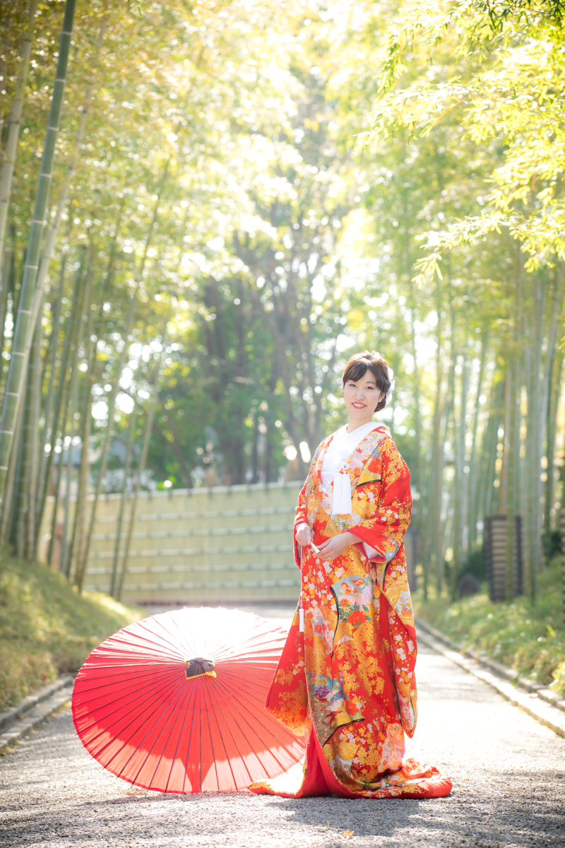 ご新婦様のまなざしがとっても優しい一枚!