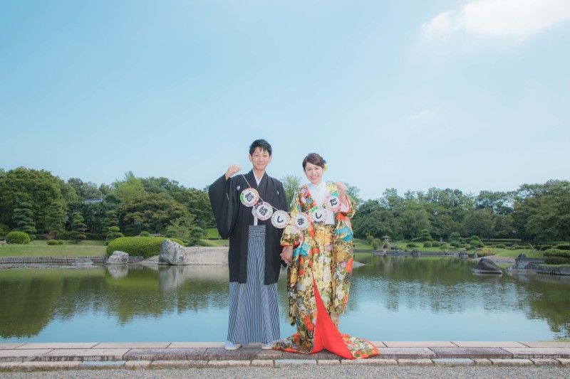 青空をバックに!