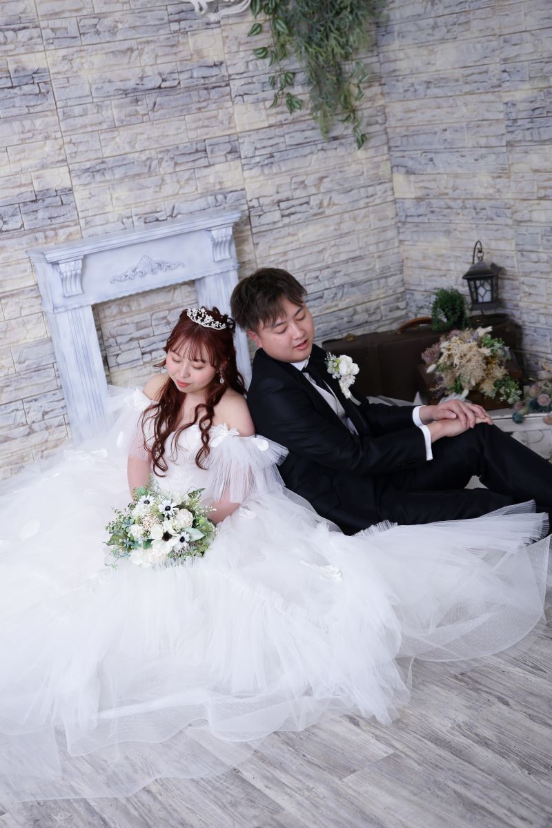 ちょこんと座って