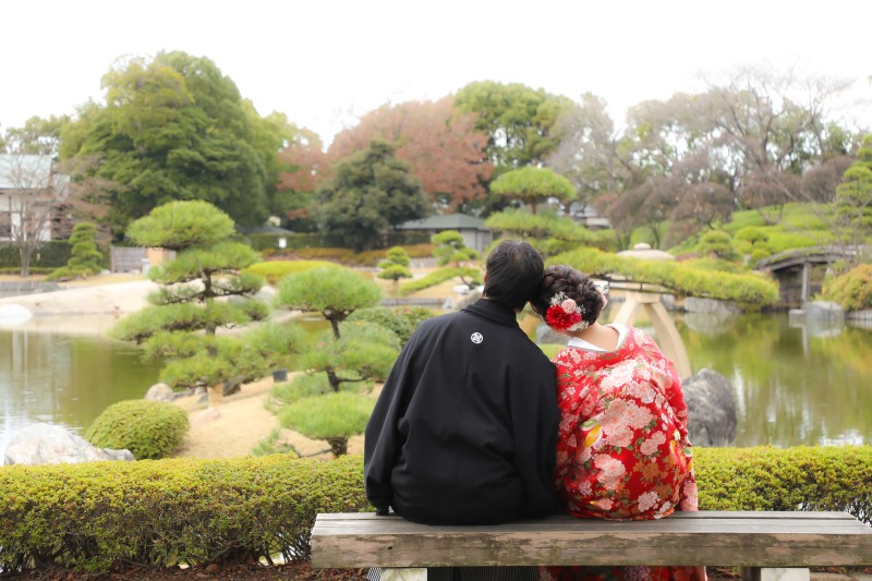 庭園を眺めながら・・