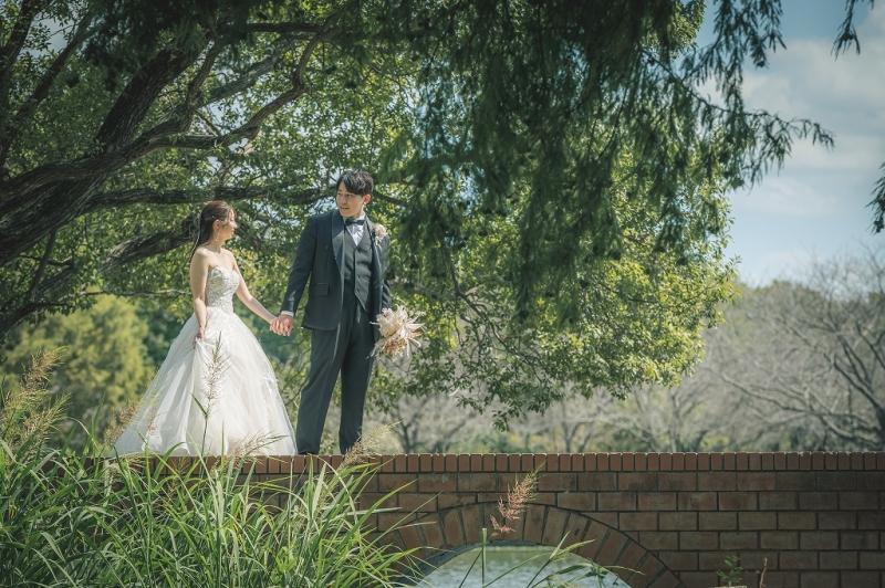 絵画のようなレンガ橋