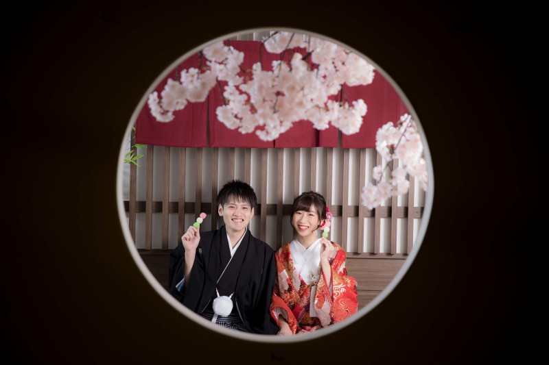 お団子持ってハイチーズ♡