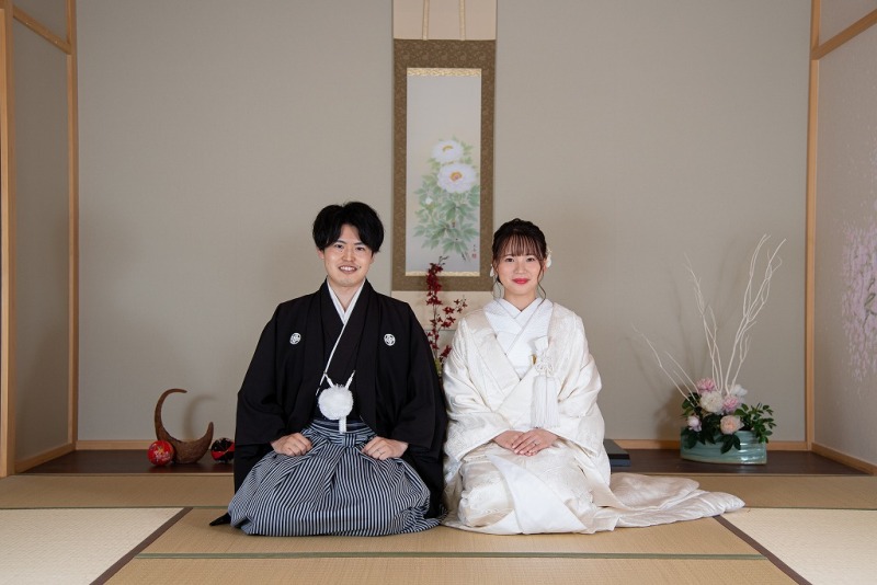 正座でパチリ☆