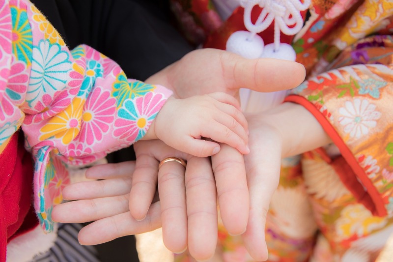 家族三人仲良く♪