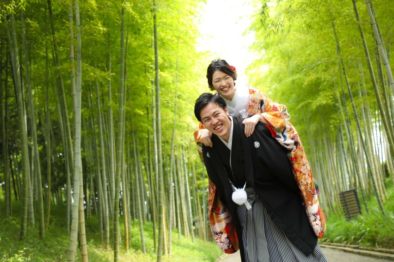 おんぶショット！