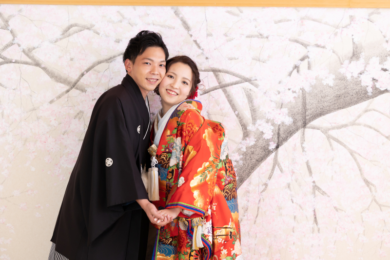 春爛漫♡スタジオ内でも春らしさを感じる一枚です