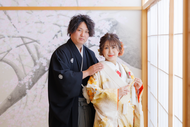 春爛漫♡スタジオ内でも春らしさを感じる一枚です