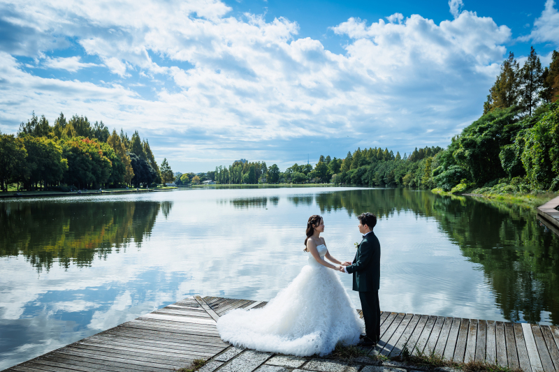 水辺での撮影も♪