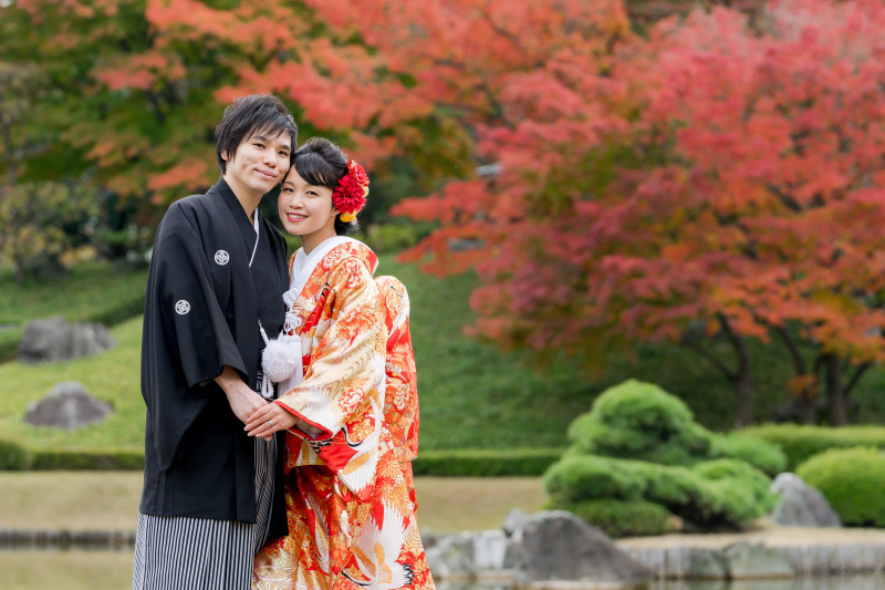 紅葉と一緒に…