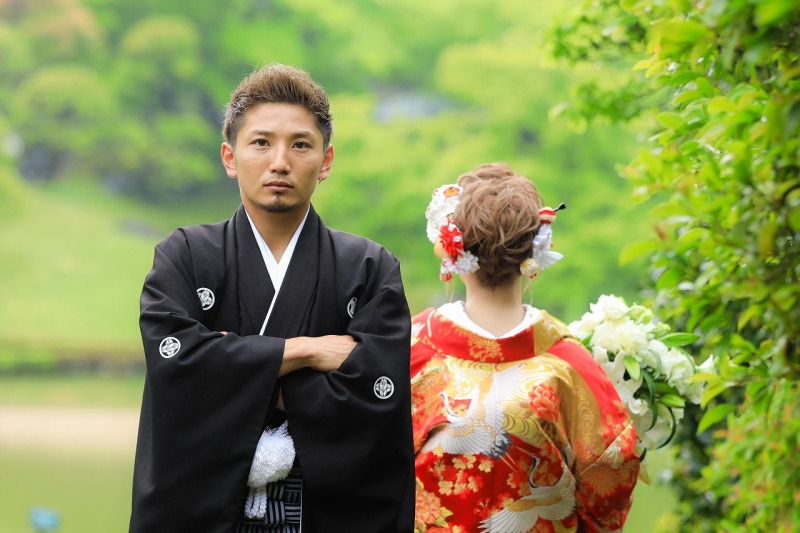 凛々しいご新郎様