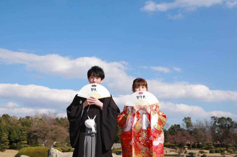 青空をバックに！