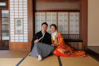 古民家とスタジオでの撮影