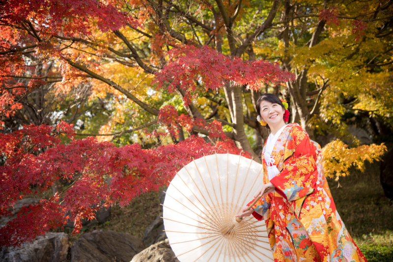 庭園を見渡して♪