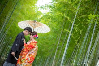 小雨が降りながらの撮影でしたが...