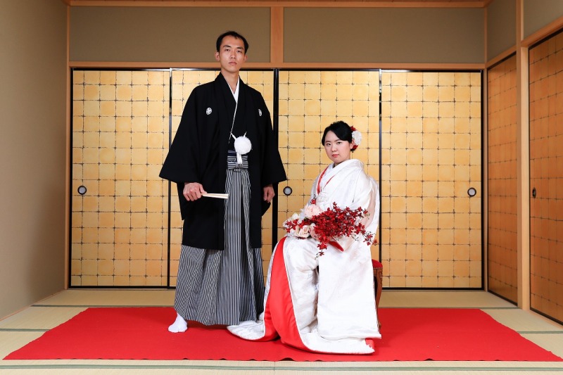 白無垢でカッコよく