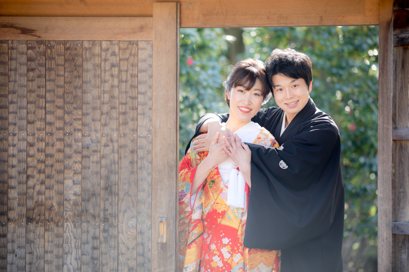 優しい笑顔、お二人らしい表情ですね。