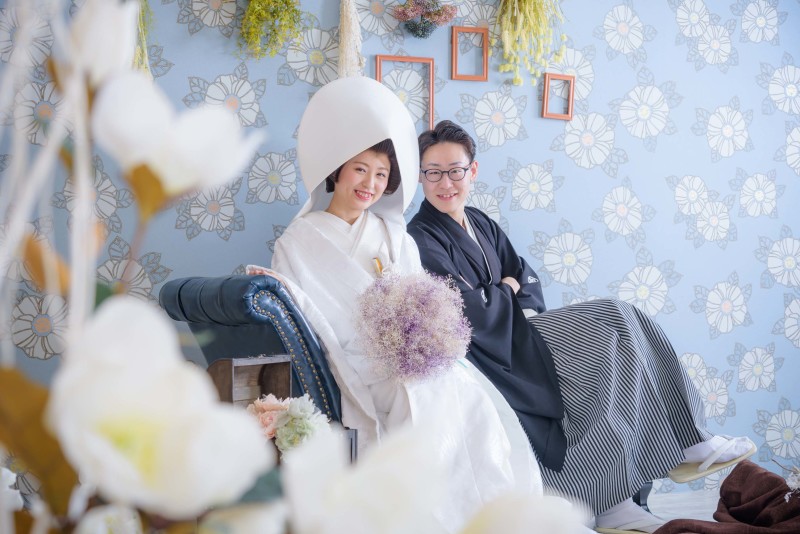 白無垢で…
