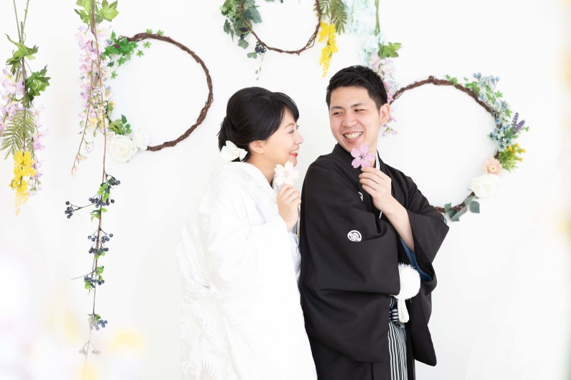 お花のブースで・・