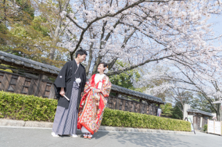 桜と撮れて幸せでした♡