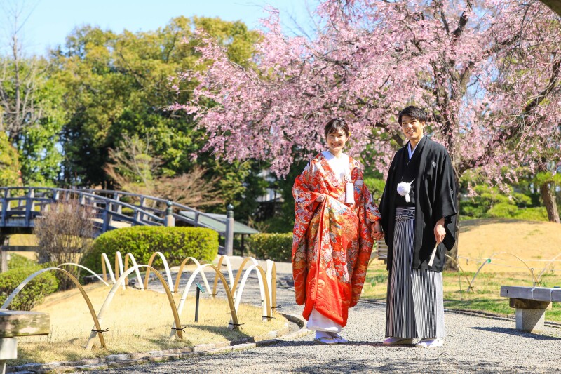 しだれ桜と・・