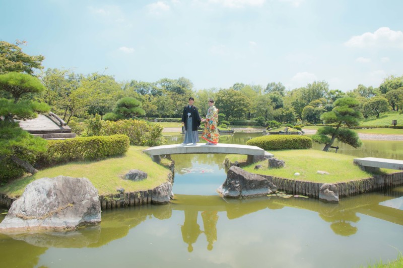 ご新郎様がエスコート!