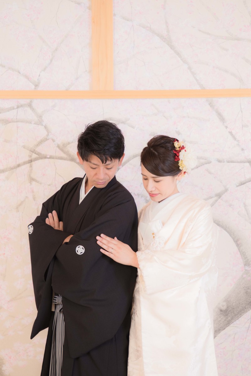 白無垢でしっとりと・・・