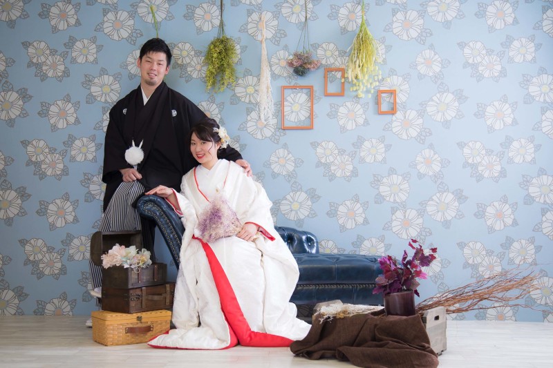 白無垢に掛け替えて☆