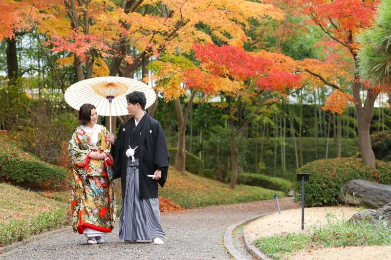 緑と赤のコントラストが綺麗です。