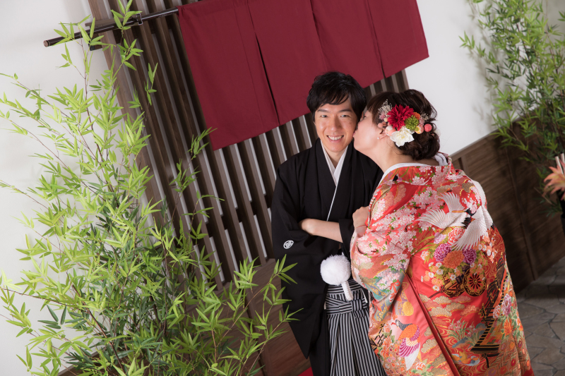 ほっぺにチュウ