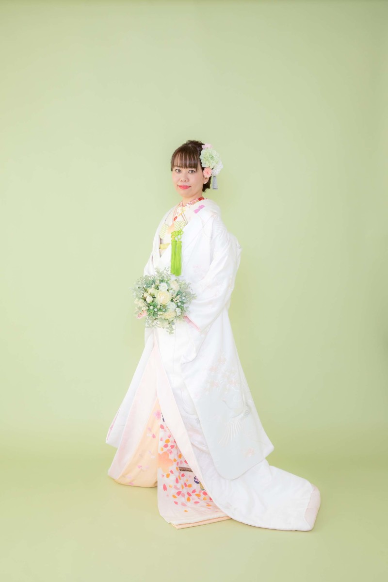 白無垢アレンジスタイル