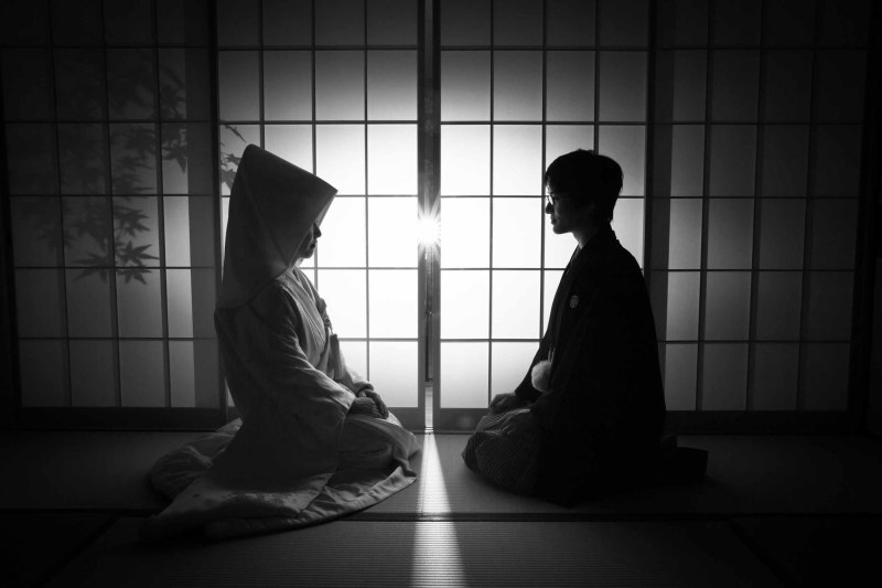 幻想的なシルエットで♡