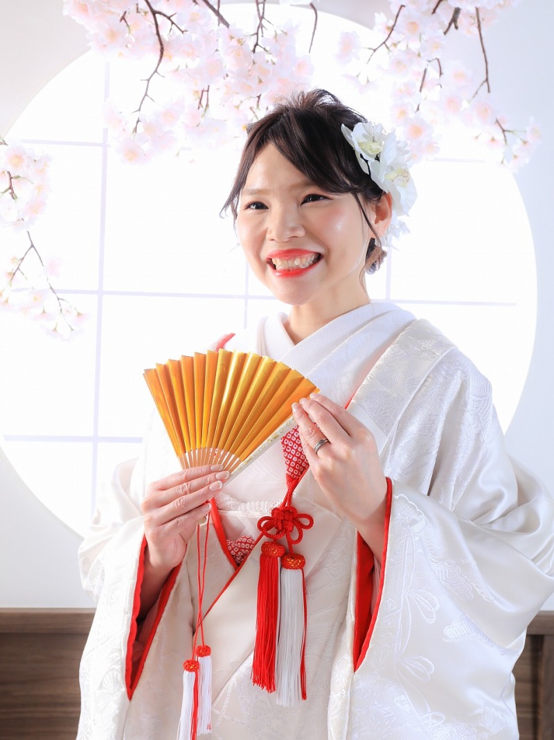 白無垢にチェンジ