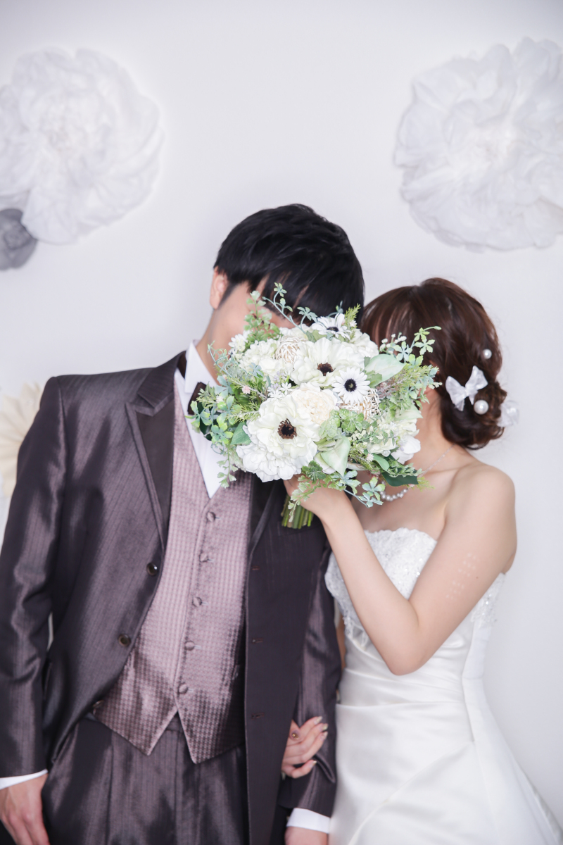 お顔を隠して・・・