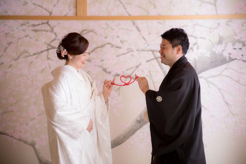 ハートの赤い糸