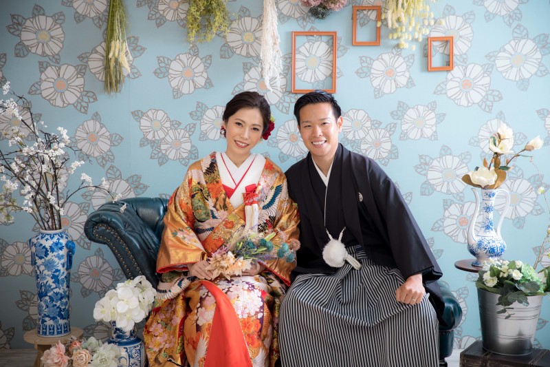 夫婦で仲良くお出迎え!