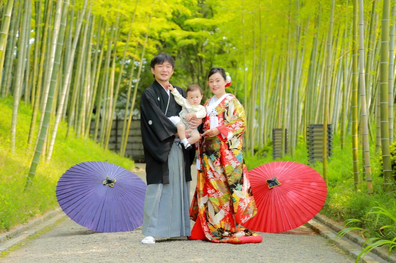 竹林でもご家族で♡