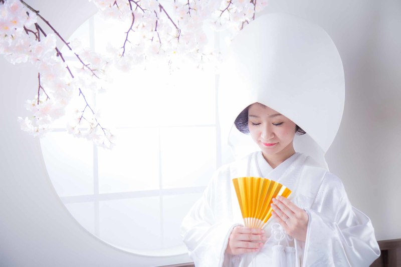 桜の花の下で…