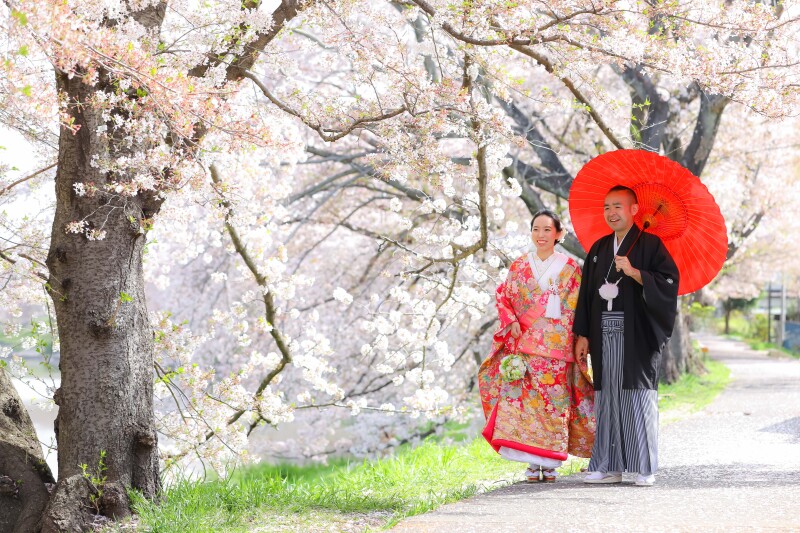 桜と一緒に・・♪