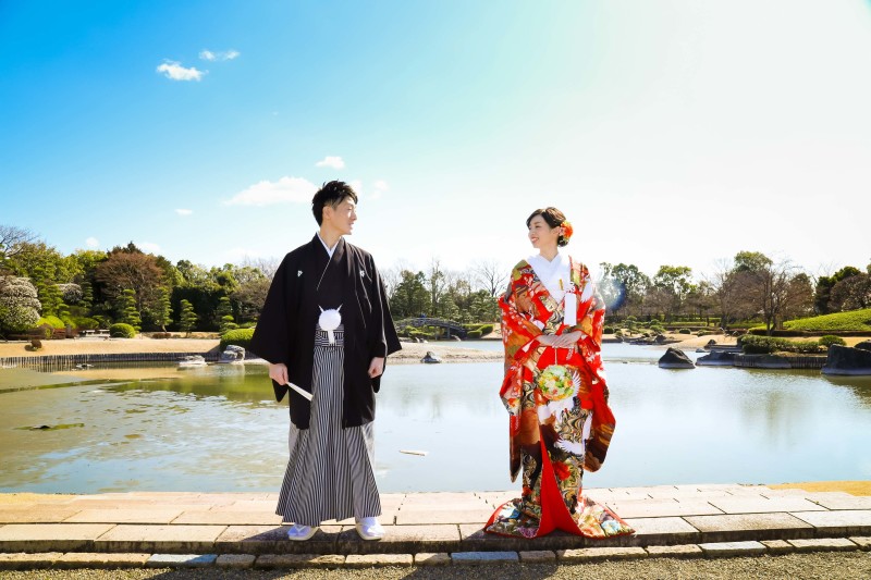 青空の下で・・