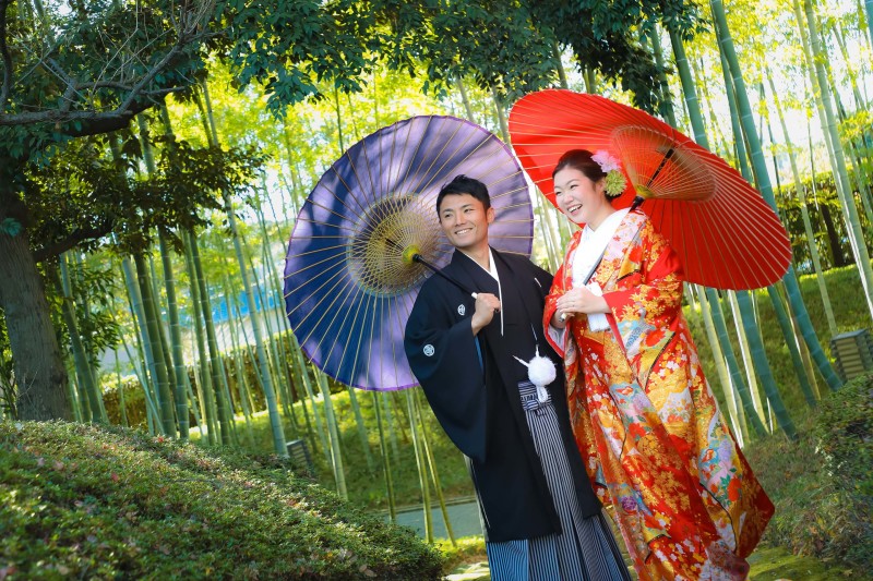 竹林の中で・・