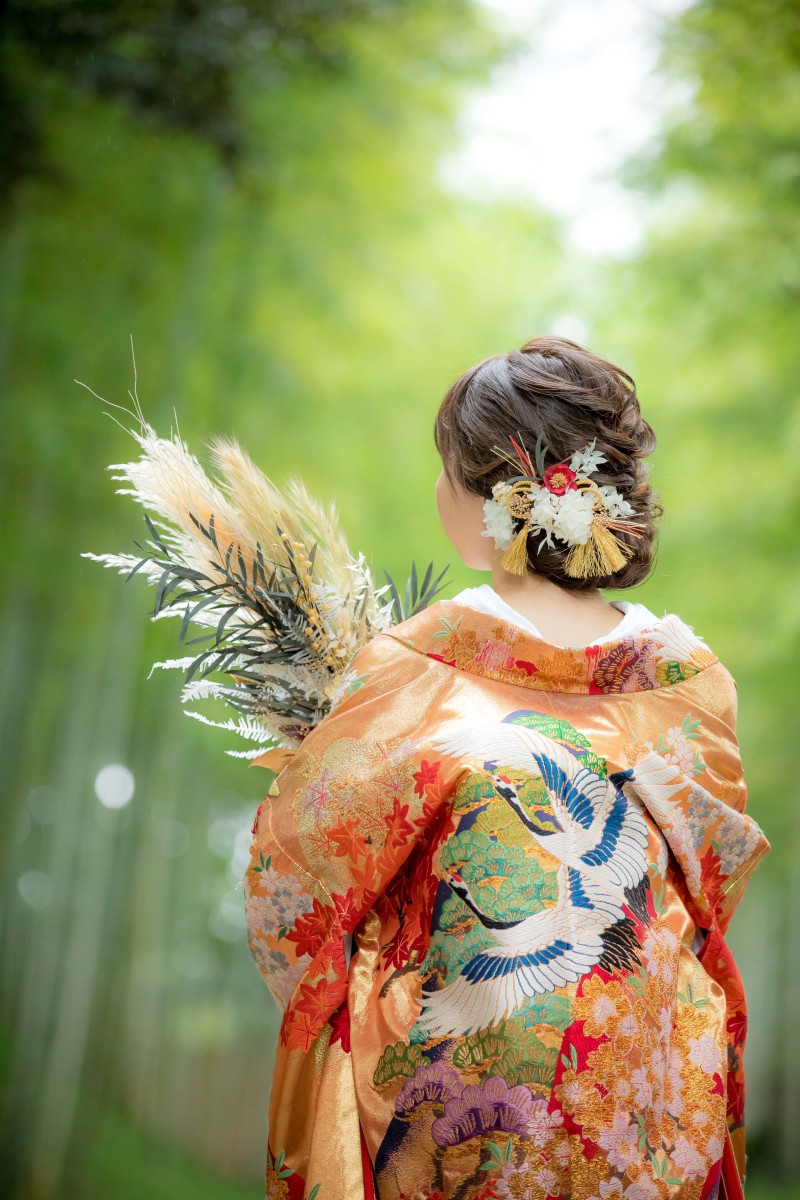 ブーケ×ヘアアクセ