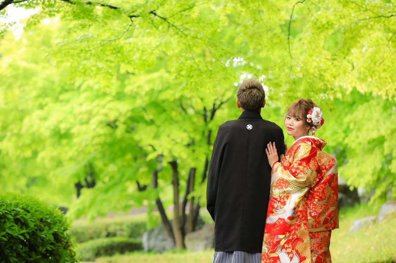 可愛らしいご新婦様