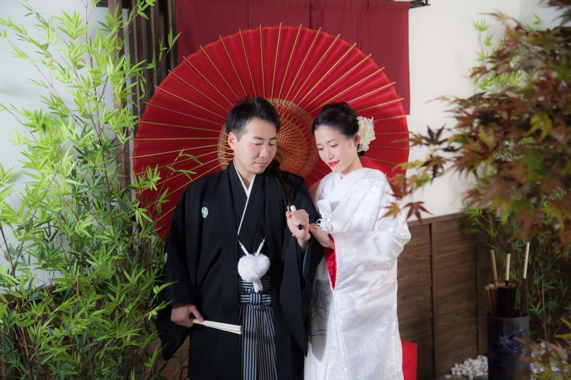 最後は白無垢で・・・