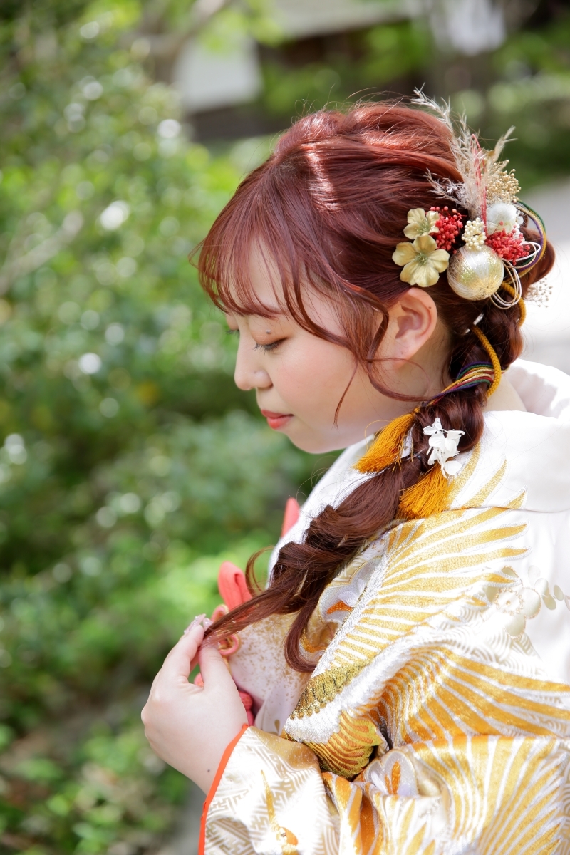 新婦さんのソロショット