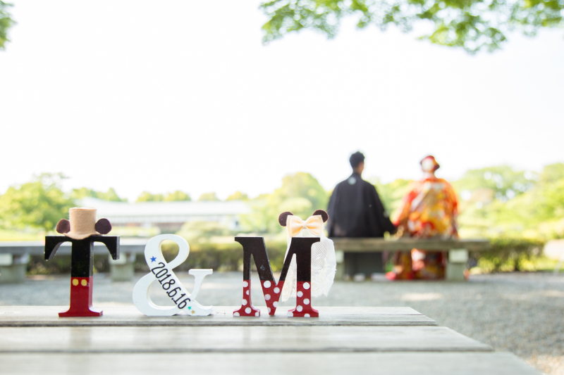 イニシャルは大好きなキャラクターモチーフで！