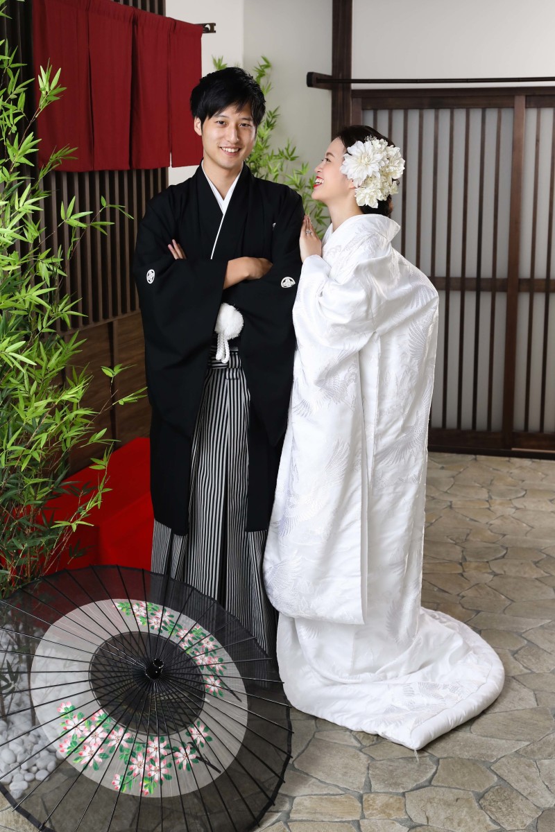 白無垢にお色直し!