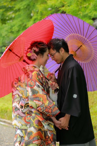 おでこ合わせショット♡