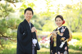 赤い糸でニッコリ～❤