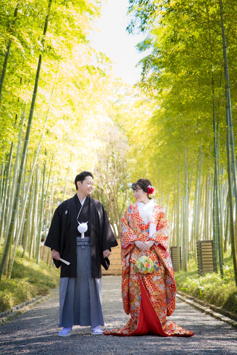 まずは竹林から!