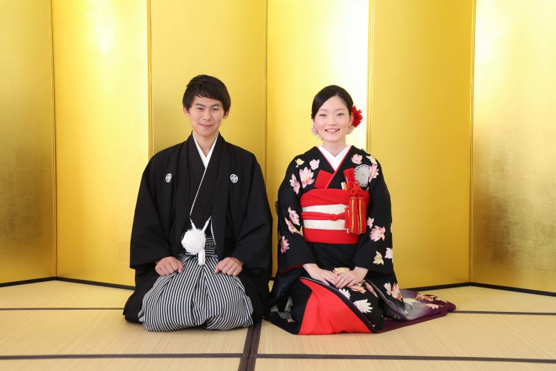 金屏風でにっこり～